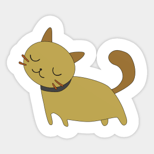 Cat Print Sticker